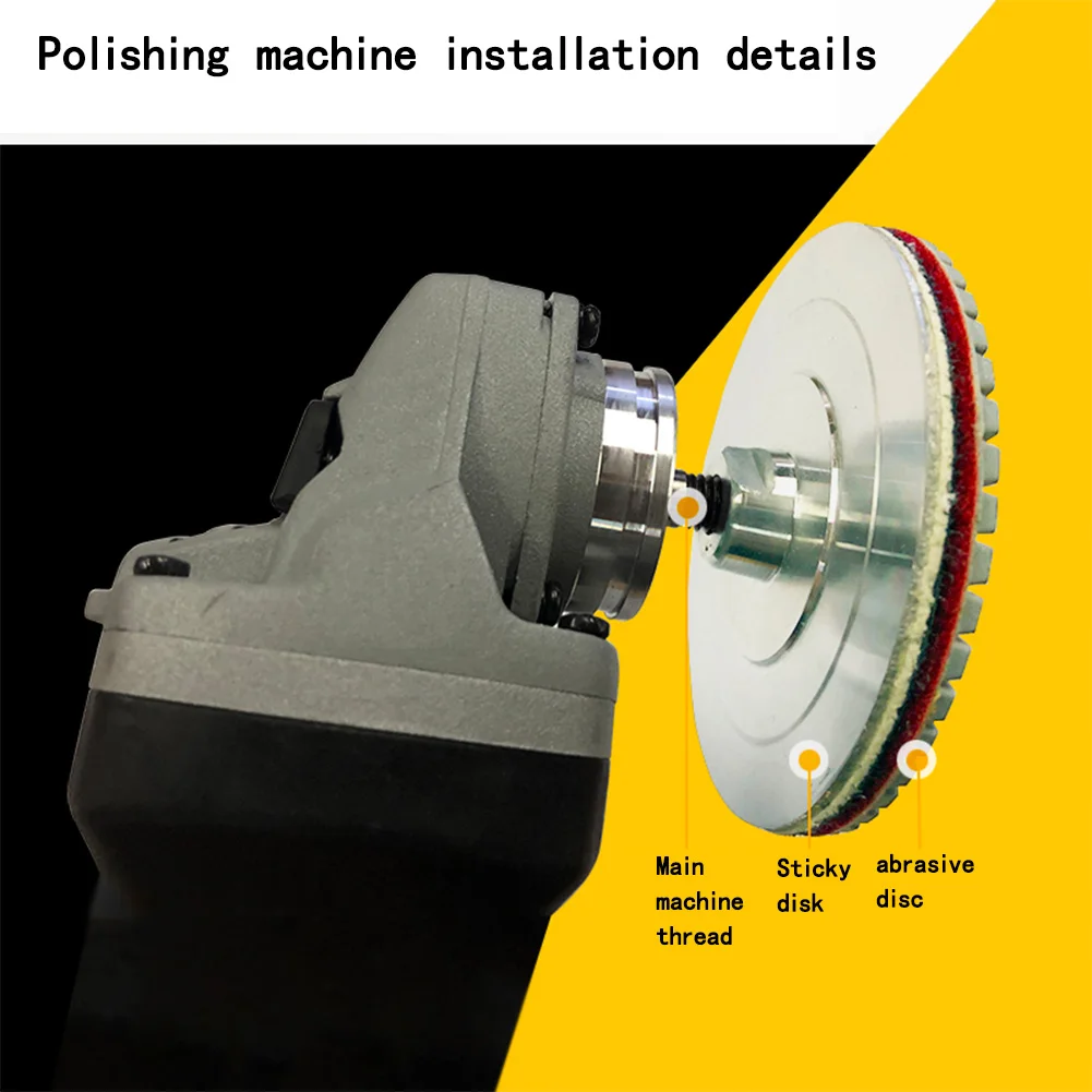 4 Inch Polishing Pad M14 Thread Silver Sticky Tray Aluninum Backer Pad For 100mm Sander Polishing Machine
4 Inch Polishing Pad M14 Thread Silver Sticky Tray Aluninum Backer Pad For 100mm Sander Polishing Machine