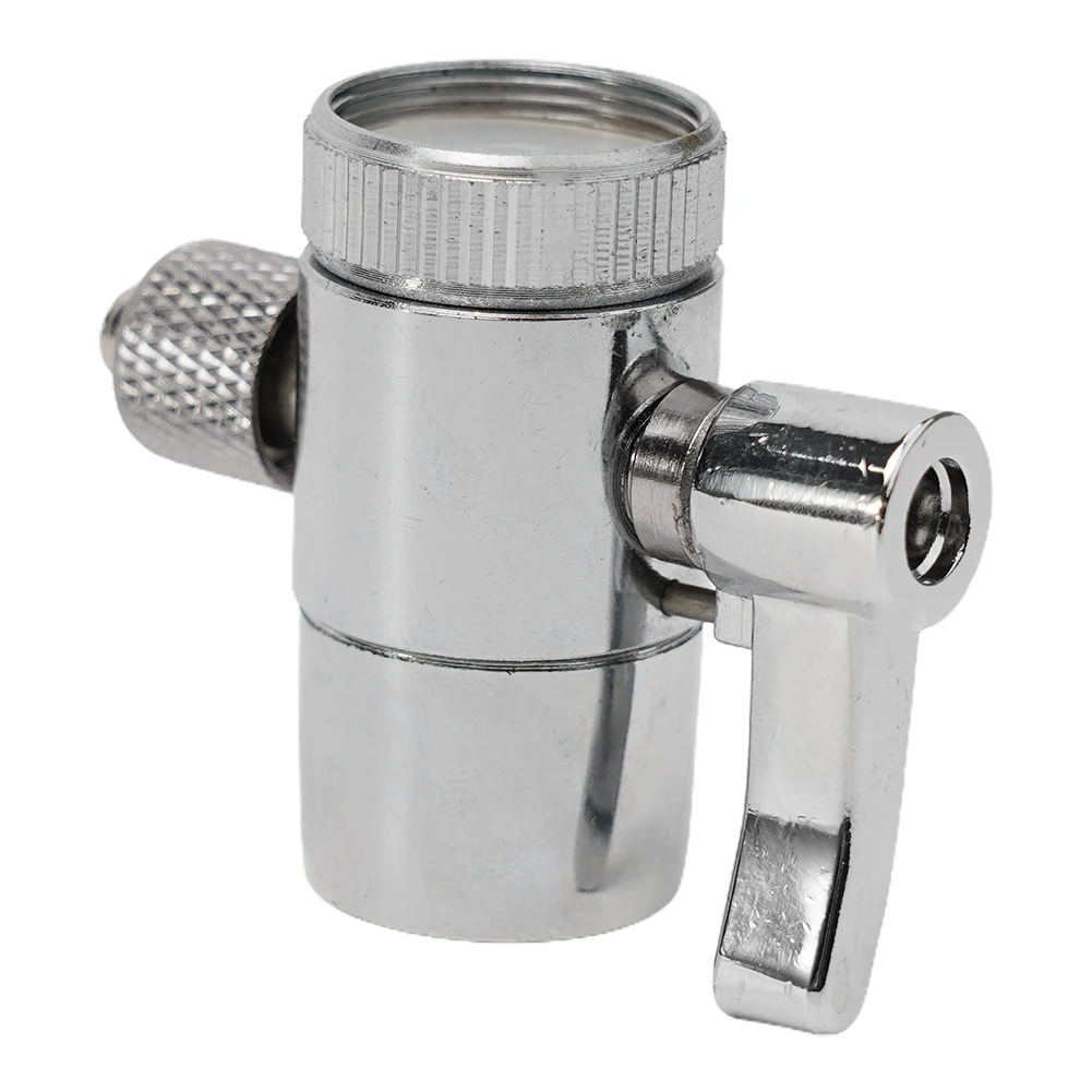 Durable Diverter Valve Faucet Adapter Brass Counter Top Water Fits Most Filter Faucets G1/2inch G3/8inch Silver
Durable Diverter Valve Faucet Adapter Brass Counter Top Water Fits Most Filter Faucets G1/2inch G3/8inch Silver