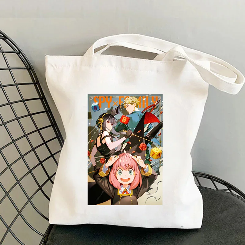 Anime Spy X Family Canvas Handbag Anya Yor Forger Loid Forger Printing Tote Harajuku Fashion Canvas Shoulder Bag Female Gift
Anime Spy X Family Canvas Handbag Anya Yor Forger Loid Forger Printing Tote Harajuku Fashion Canvas Shoulder Bag Female Gift