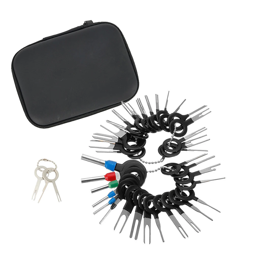 Terminal Removal Tool Car Repair Tools 41pcs Plastic Plug Connector Pin Stainless Steel 301 Universal Universal High Quality
Terminal Removal Tool Car Repair Tools 41pcs Plastic Plug Connector Pin Stainless Steel 301 Universal Universal High Quality