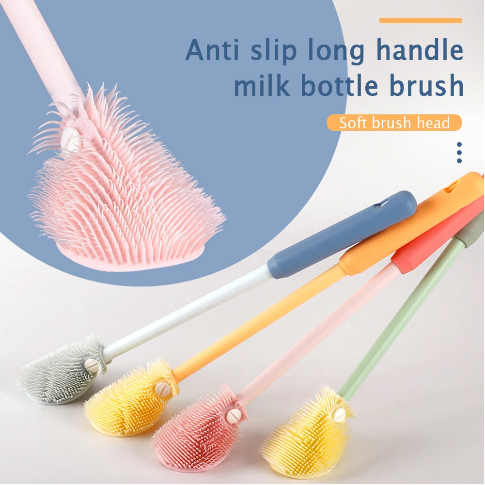 Non Slip Baby Bottle Brush with Long Handle Silicone Cup Brush Cleaning Brush DrinkingPortable Lightweight Reusable Cleaning
Non Slip Baby Bottle Brush with Long Handle Silicone Cup Brush Cleaning Brush DrinkingPortable Lightweight Reusable Cleaning