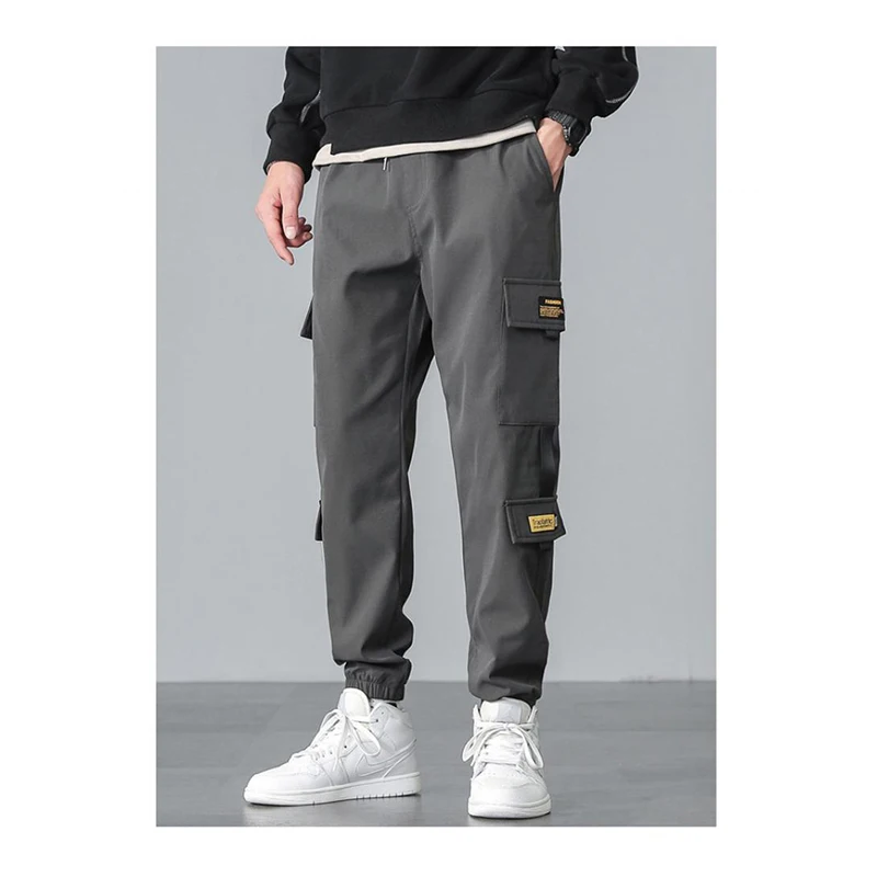 Men's Fashion Loose Straight Sweatpants Men Cargo Long Pants Multiple Pockets Casual Pants Mens Trousers Brand Harajuku Male
Men's Fashion Loose Straight Sweatpants Men Cargo Long Pants Multiple Pockets Casual Pants Mens Trousers Brand Harajuku Male