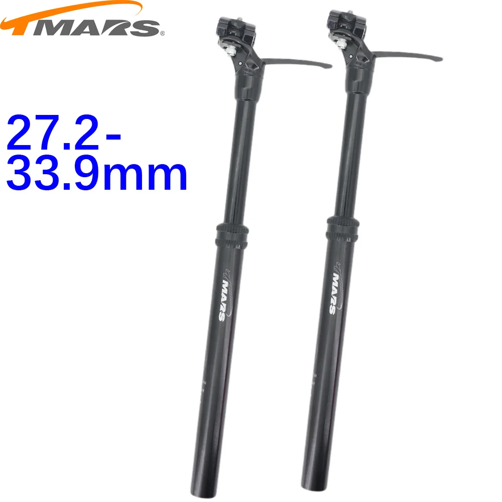 Tmars Dropper Seatpost Adjustable Height 27.2 Manual Control Mechanical Seatpost Bike MTB mm 28.6 30.1 30.4 30.9 31.6 110mm 
Tmars Dropper Seatpost Adjustable Height 27.2 Manual Control Mechanical Seatpost Bike MTB mm 28.6 30.1 30.4 30.9 31.6 110mm