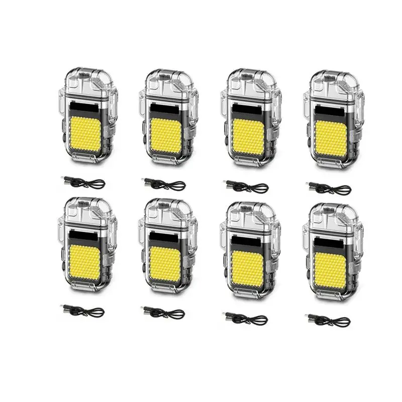 Mini 800ma LED Flashlight Rechargeable Arc Lighter Lighting Light Outdoor Multifunctional Lighter Flashlight Mini Keychain Light
Mini 800ma LED Flashlight Rechargeable Arc Lighter Lighting Light Outdoor Multifunctional Lighter Flashlight Mini Keychain Light