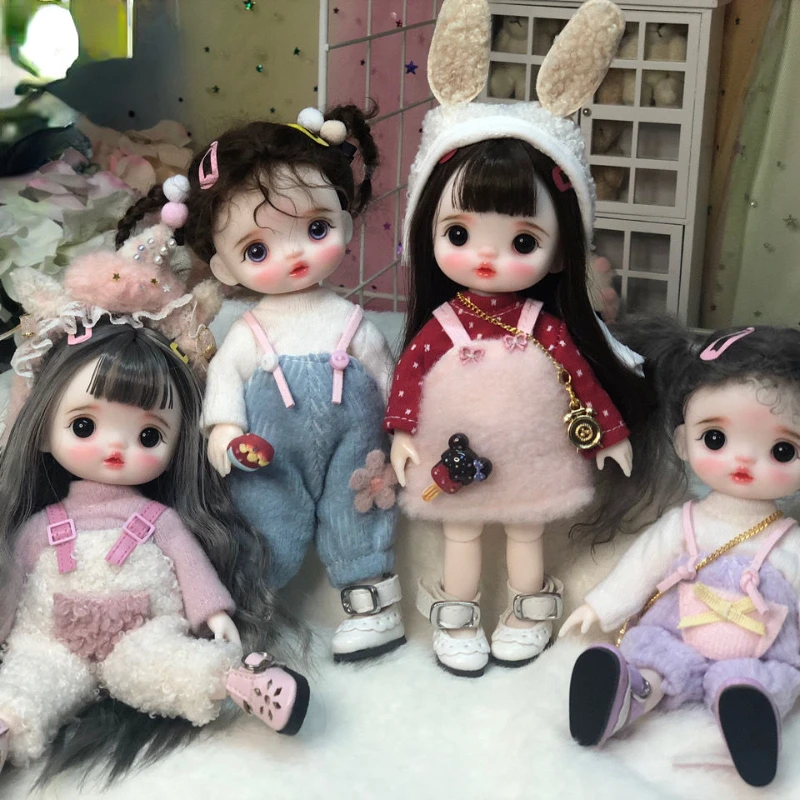 Youpin 16cm BJD Doll Movable Joints Dolls Makeup Casual Wear Clothes with Shoes Doll Accessories Toy for Girls Gift DIY Dolls
Youpin 16cm BJD Doll Movable Joints Dolls Makeup Casual Wear Clothes with Shoes Doll Accessories Toy for Girls Gift DIY Dolls