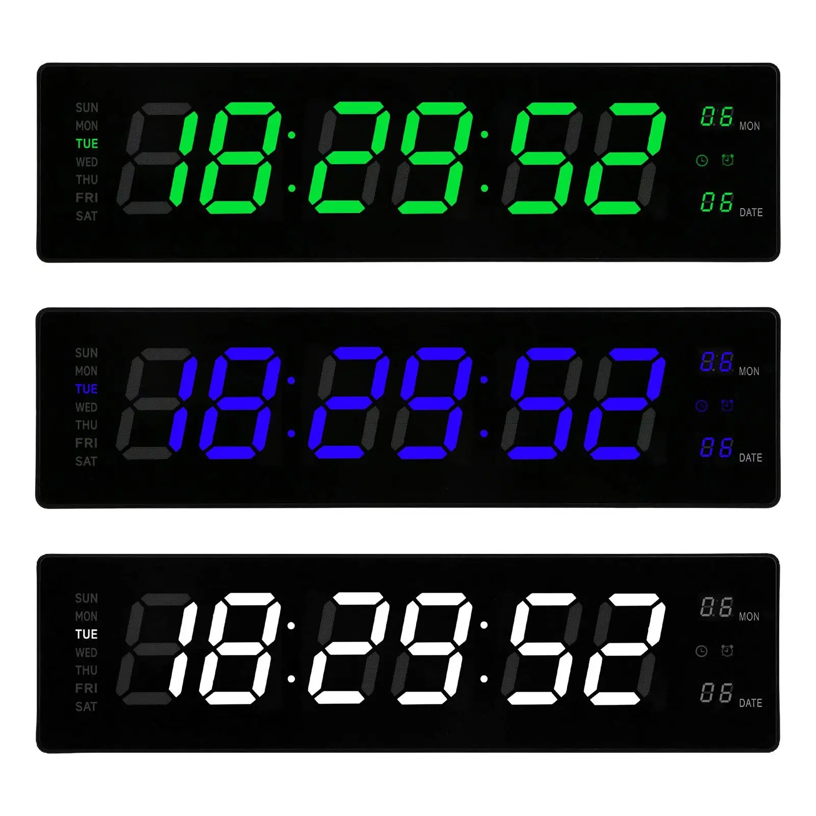 Светодиодный Будильник с датой, настольные электронные настольные часы, настольные цифровые часы, современные часы для прикроватного зала, для взрослых, офиса, спальни
Светодиодный Будильник с датой, настольные электронные настольные часы, настольные цифровые часы, современные часы для прикроватного зала, для взрослых, офиса, спальни