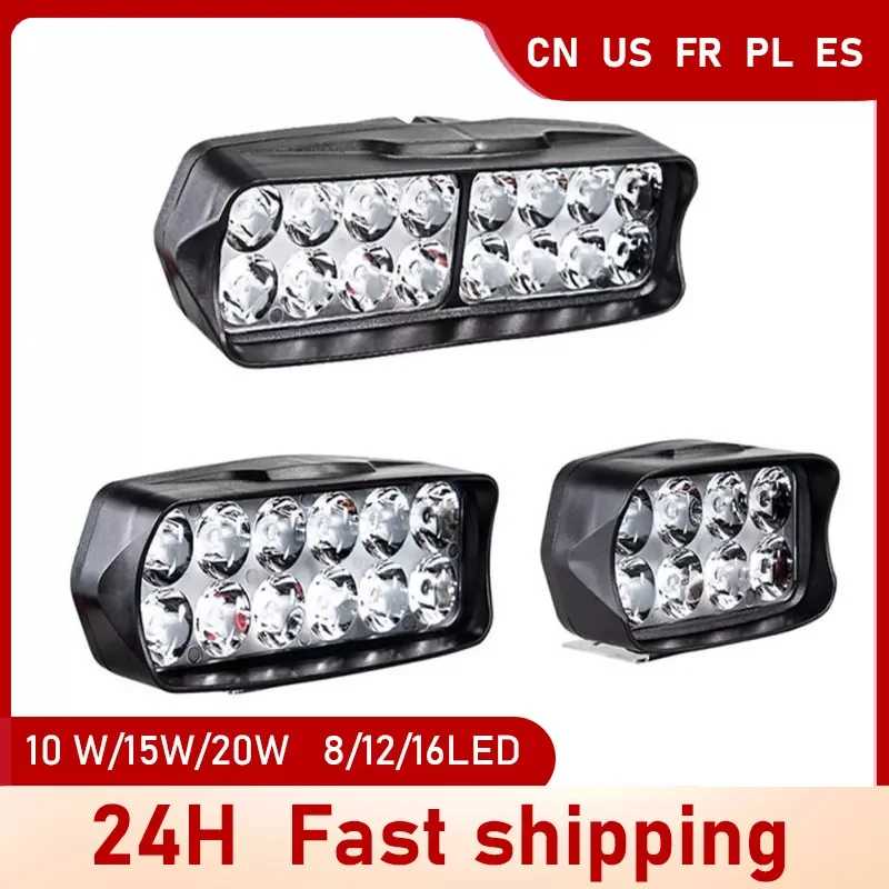 8/12/16LED 12V Car Light Assembly Motorcycle LED Headlight 6000K-6500K Spotlight Led Fog Light Motorcycle Scooter Head Lamp DRL
8/12/16LED 12V Car Light Assembly Motorcycle LED Headlight 6000K-6500K Spotlight Led Fog Light Motorcycle Scooter Head Lamp DRL
