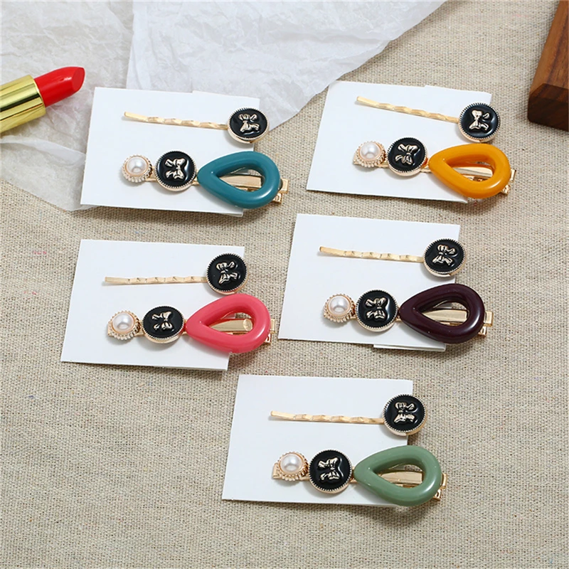 2Pcs/set Elegant Pearl Metal Gold Color Hair Clip Bobby Pin Barrette Hairband Hairpin Headdress For Women Girls Hair Accessories
2Pcs/set Elegant Pearl Metal Gold Color Hair Clip Bobby Pin Barrette Hairband Hairpin Headdress For Women Girls Hair Accessories