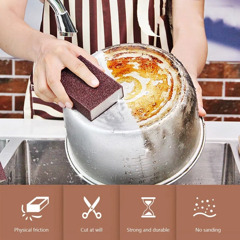 Magic Sponge Removing Rust Nano Eraser Cleaning Sponge Brush Dish Pot Emery Descaling Rub Pots Carborundum Kitchen Accessories
Magic Sponge Removing Rust Nano Eraser Cleaning Sponge Brush Dish Pot Emery Descaling Rub Pots Carborundum Kitchen Accessories