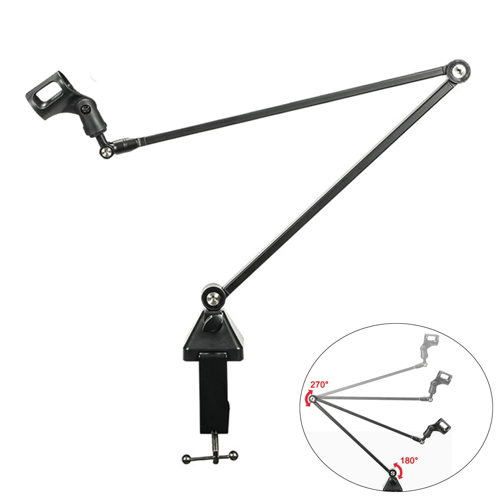 Microphone Boom Arm Stand Spring Free Gear Adjustment Adjustable Suspension Scissor Bracket Tripod Mic Stand for Live Studios
Microphone Boom Arm Stand Spring Free Gear Adjustment Adjustable Suspension Scissor Bracket Tripod Mic Stand for Live Studios
