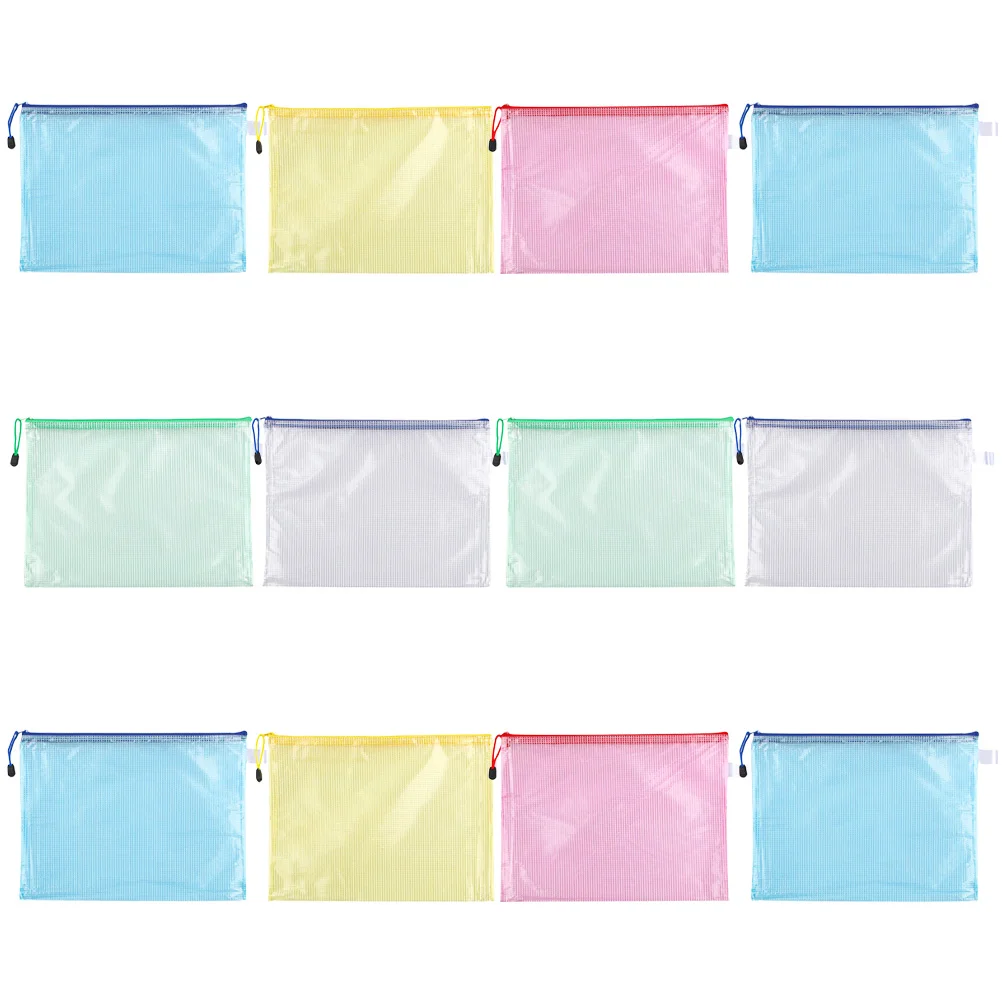 12Pcs Document Zipper Bag Testing Paper Organizer Mesh File Pouch Zipper Mesh Pouch
12Pcs Document Zipper Bag Testing Paper Organizer Mesh File Pouch Zipper Mesh Pouch