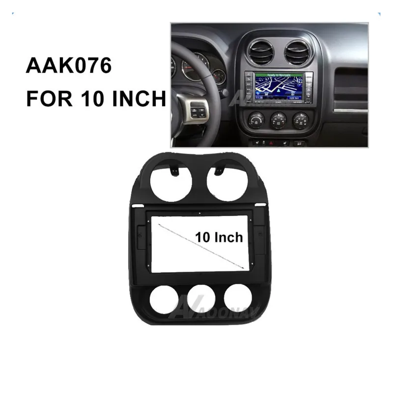 Большой экран навигационная рама 10 дюймов навигационная рама для кронштейна панель подходит для Jeep Compass
Большой экран навигационная рама 10 дюймов навигационная рама для кронштейна панель подходит для Jeep Compass