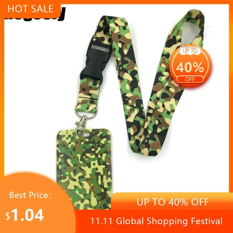 Classic camouflage pattern Fashion Lanyard ID Badge Holder Bus Pass Case Cover Slip Bank Credit Card Holder Strap Card Holder
Classic camouflage pattern Fashion Lanyard ID Badge Holder Bus Pass Case Cover Slip Bank Credit Card Holder Strap Card Holder