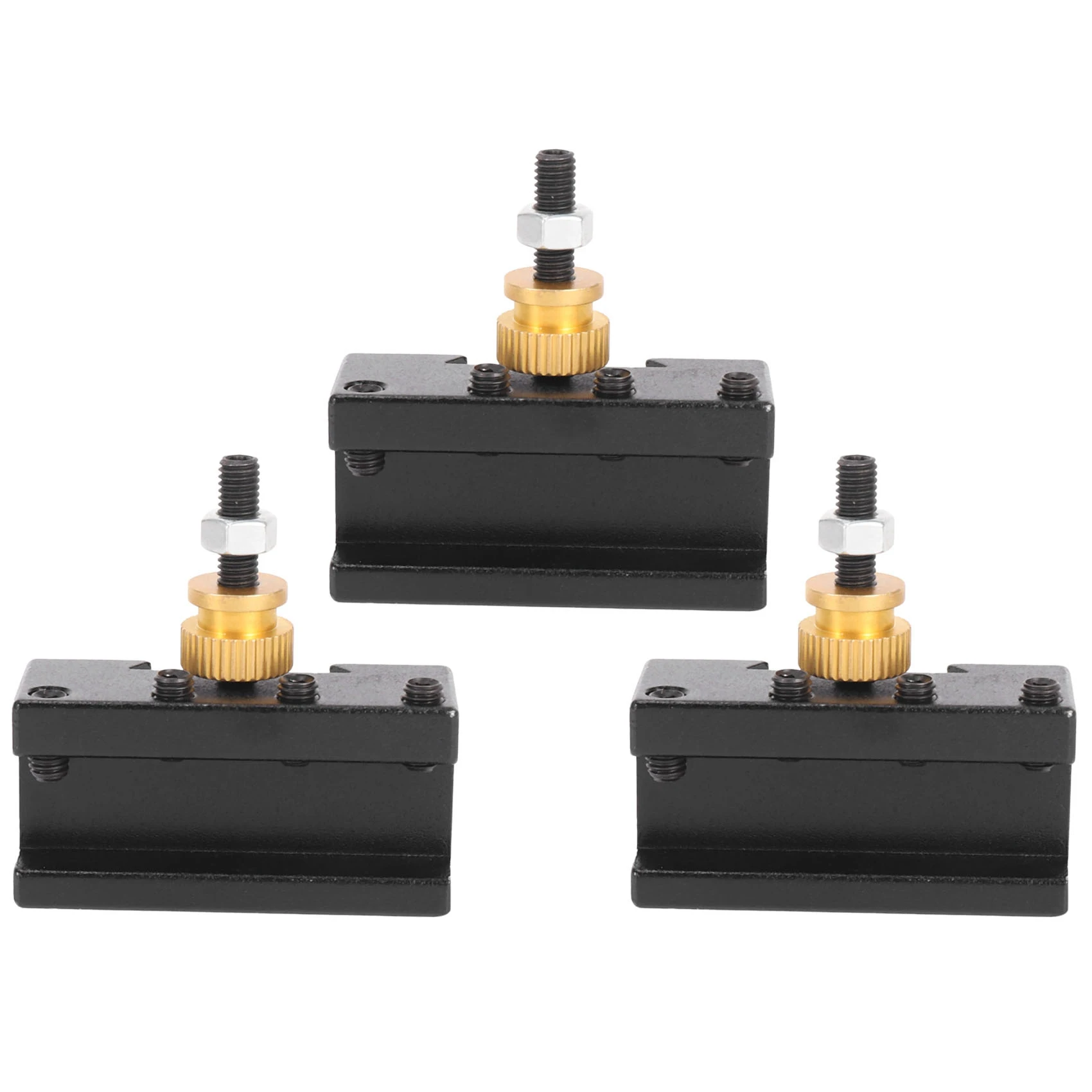 3Pcs Mini Lathe Quick Change Tools Post Holder Kit (1/4-1/2Inch), CNC Boring/Turning/Facing Holder Set
3Pcs Mini Lathe Quick Change Tools Post Holder Kit (1/4-1/2Inch), CNC Boring/Turning/Facing Holder Set