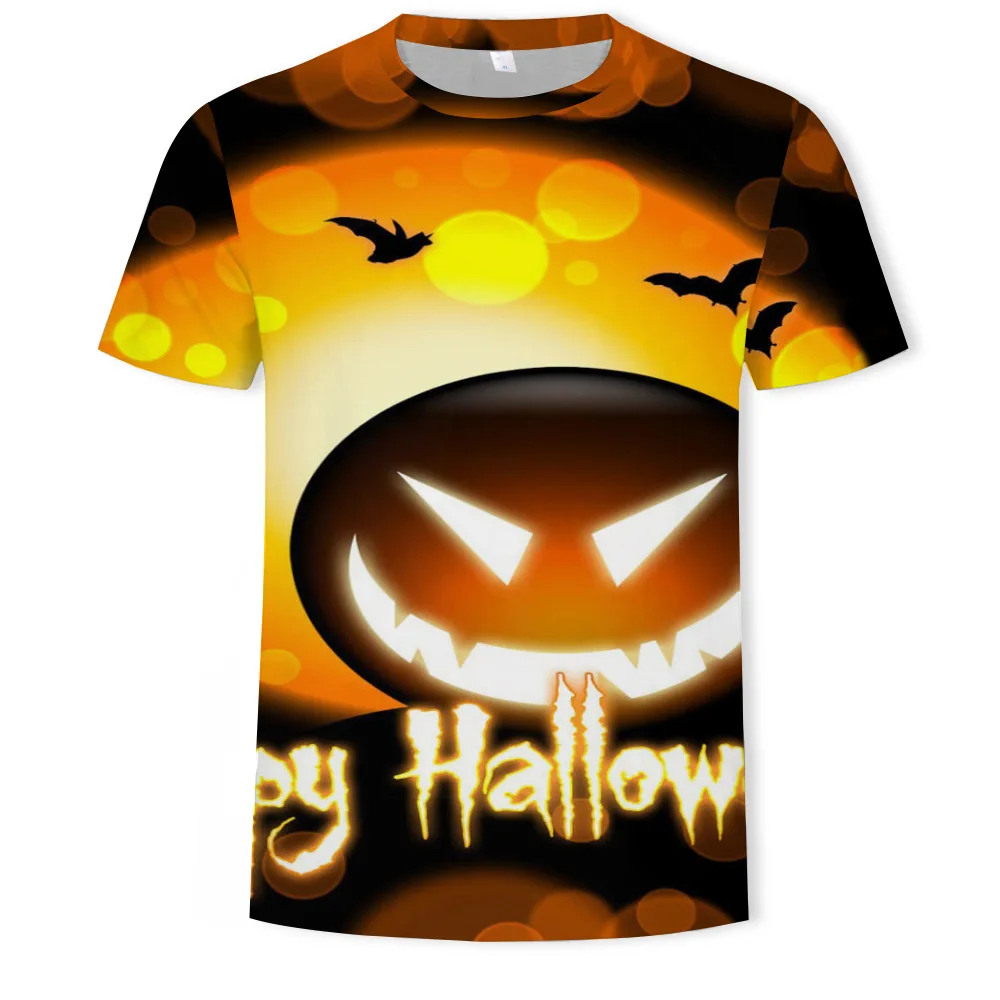 Cross-border summer dress 2022 new Halloween pumpkin digital 3D printing men's short-sleeved T-shirt factory direct sales
Cross-border summer dress 2022 new Halloween pumpkin digital 3D printing men's short-sleeved T-shirt factory direct sales