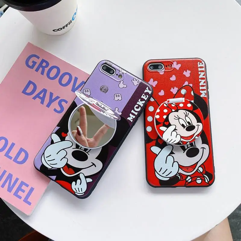 Disney Mickey and Minnie with pendant Mirror lanyard Phone Case for iPhone X XR XS 7 8 Plus 11 12 13 pro MAX 13mini cover
Disney Mickey and Minnie with pendant Mirror lanyard Phone Case for iPhone X XR XS 7 8 Plus 11 12 13 pro MAX 13mini cover