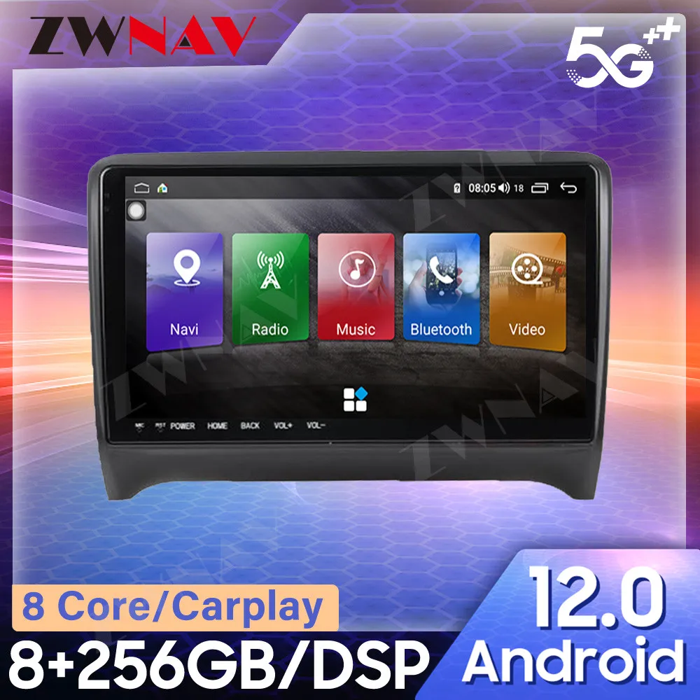 For AUDI TT 2008 - 2014 CARPLAY Android 12 Car Radio Stereo Receiver Autoradio Multimedia Player GPS Navigation
For AUDI TT 2008 - 2014 CARPLAY Android 12 Car Radio Stereo Receiver Autoradio Multimedia Player GPS Navigation