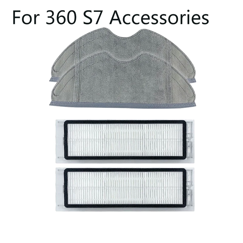 For 360 S7 Smart Home Appliance Hepa Filter Mop Rag Kit Accessories Parts Sweeping Robot Vacuum Cleaner
For 360 S7 Smart Home Appliance Hepa Filter Mop Rag Kit Accessories Parts Sweeping Robot Vacuum Cleaner