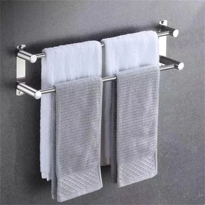 Bathroom Towel Bar Wall-Mounted Towel Holder Stainless Steel Towel Hanger Rack Adhesive Storage Organizer 1
Bathroom Towel Bar Wall-Mounted Towel Holder Stainless Steel Towel Hanger Rack Adhesive Storage Organizer 1