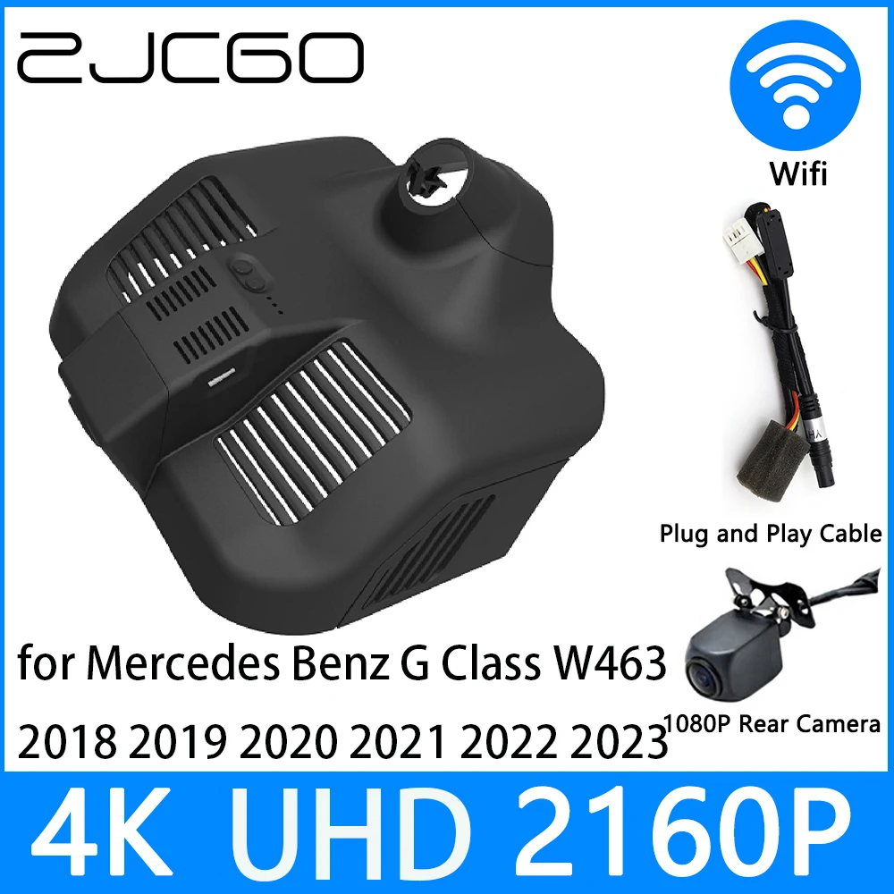 

ZJCGO Dash Cam 4K UHD 2160P Car Video Recorder DVR Night Vision for Mercedes Benz G Class W463 2018 2019 2020 2021 2022 2023
