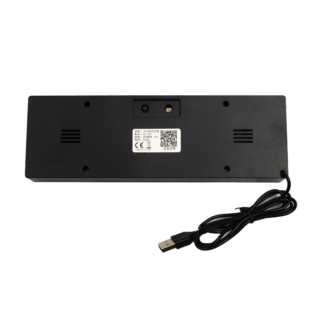 Brand New Audio Analyzer VU Meter 21.8*2.8*7.2cm ABS Material Music Spectrum Indicator VFD Audio Ambient DisplayClock
Brand New Audio Analyzer VU Meter 21.8*2.8*7.2cm ABS Material Music Spectrum Indicator VFD Audio Ambient DisplayClock