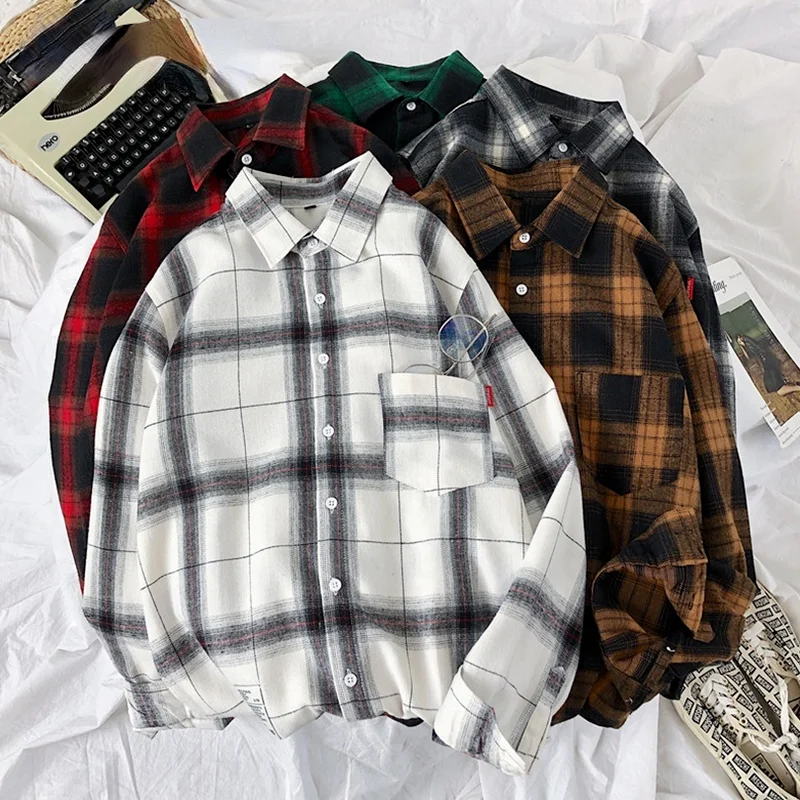 Long Sleeve Red Black Plaid Shirt Men Slim Fit Cotton Casual Shirts Men Clothing Fashion Brand M-3XL 2022 New Spring
Long Sleeve Red Black Plaid Shirt Men Slim Fit Cotton Casual Shirts Men Clothing Fashion Brand M-3XL 2022 New Spring