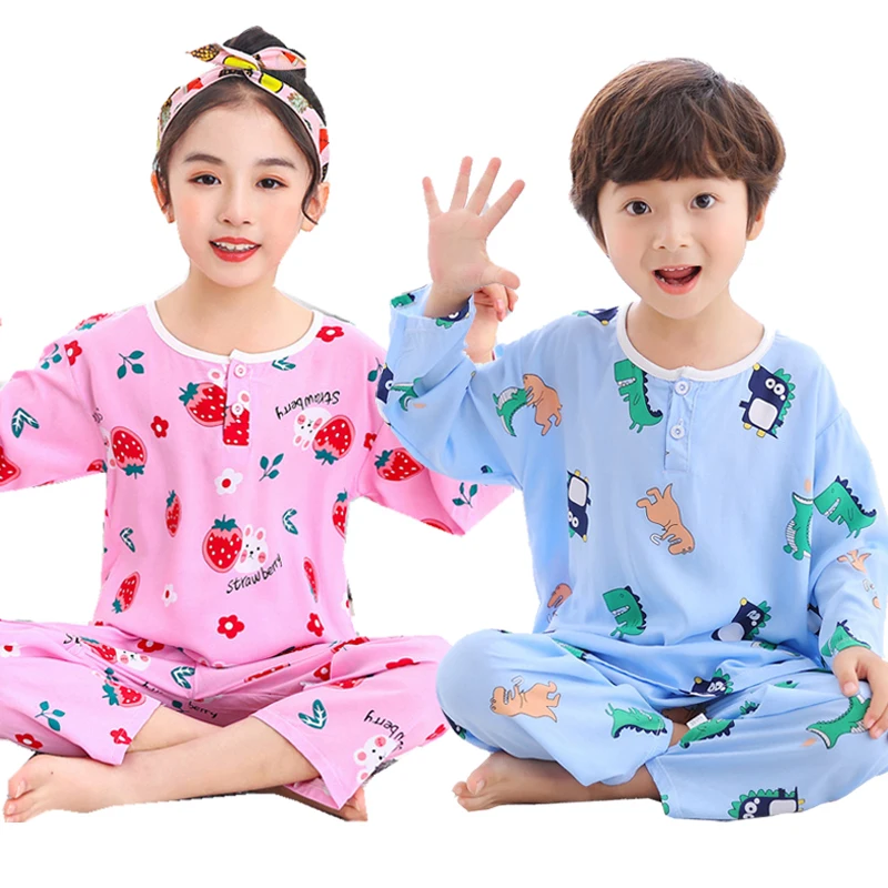 Boys Girls Pajamas New Summer Half Sleeve Children's Clothing Sleepwear Cotton Pyjamas Sets For Kids 2 6 8 10 12 14 Years
Boys Girls Pajamas New Summer Half Sleeve Children's Clothing Sleepwear Cotton Pyjamas Sets For Kids 2 6 8 10 12 14 Years