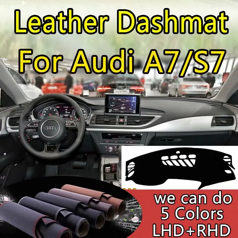 For Audi A7 S7 2010-2017 2012 2013 Leather Dashmat Dashboard Cover Pad Dash Mat Sunshade Carpet Custom Cover Car Styling Lhd+rhd
For Audi A7 S7 2010-2017 2012 2013 Leather Dashmat Dashboard Cover Pad Dash Mat Sunshade Carpet Custom Cover Car Styling Lhd+rhd