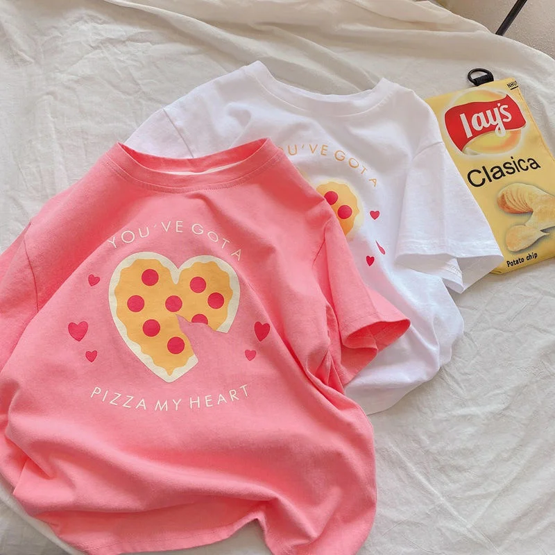 100% Cotton Summer New Girls T-shirt Korean Children's Clothing Sweet Baby Cake Love Print Loose Casual Short Sleeved T-shirt
100% Cotton Summer New Girls T-shirt Korean Children's Clothing Sweet Baby Cake Love Print Loose Casual Short Sleeved T-shirt