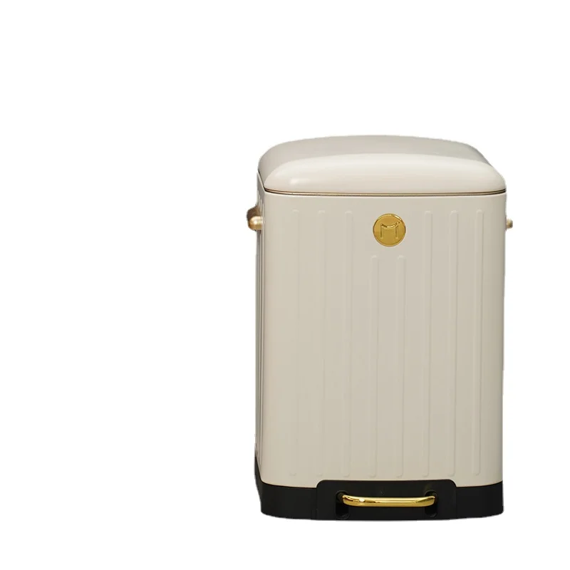 Retro Kitchen Trash Can Household Living Room Light Luxury Good-looking Large Stainless Steel Pedal with Lid
Retro Kitchen Trash Can Household Living Room Light Luxury Good-looking Large Stainless Steel Pedal with Lid