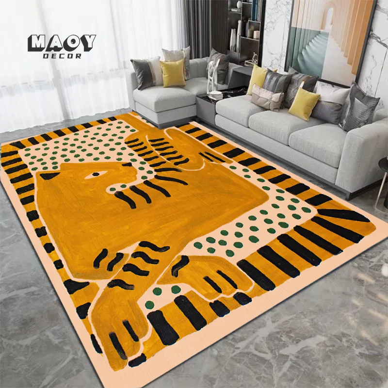 Tiger Leopard Rug Living Room Bathroom Non-Slip Bedroom Rectangle Carpets Washable Home Decor Door Entrance Customizable Mats
Tiger Leopard Rug Living Room Bathroom Non-Slip Bedroom Rectangle Carpets Washable Home Decor Door Entrance Customizable Mats