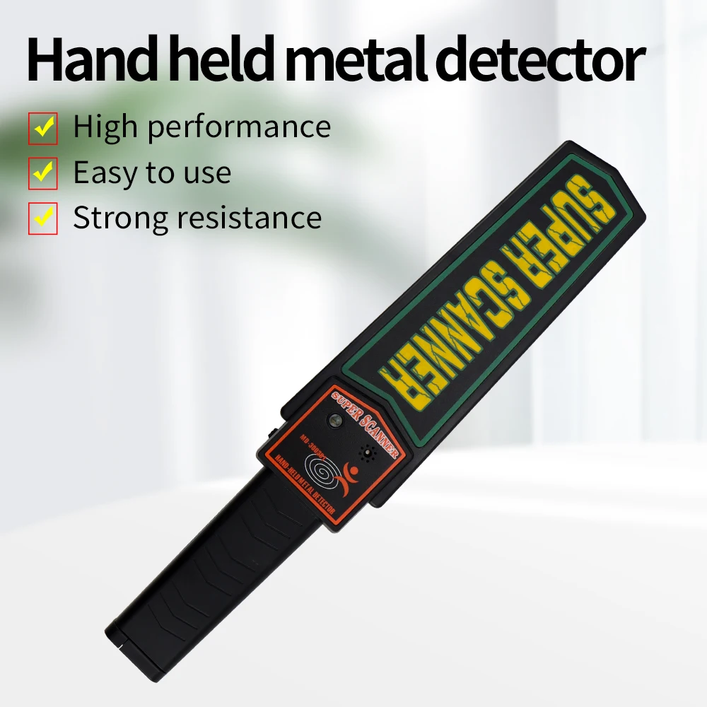 Handheld Professional Depth Metal Detector High Sensitivity Scanner For Airport School Security Check
Handheld Professional Depth Metal Detector High Sensitivity Scanner For Airport School Security Check
