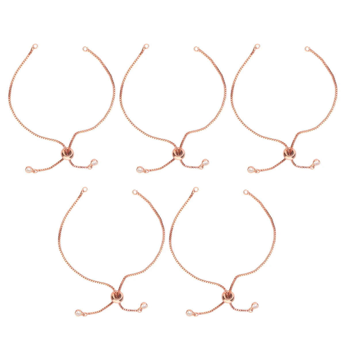 5 Pcs Sliding Chain Pull Adjustable Bracelet Miss Tennis Making Copper Bracelets Supply
5 Pcs Sliding Chain Pull Adjustable Bracelet Miss Tennis Making Copper Bracelets Supply