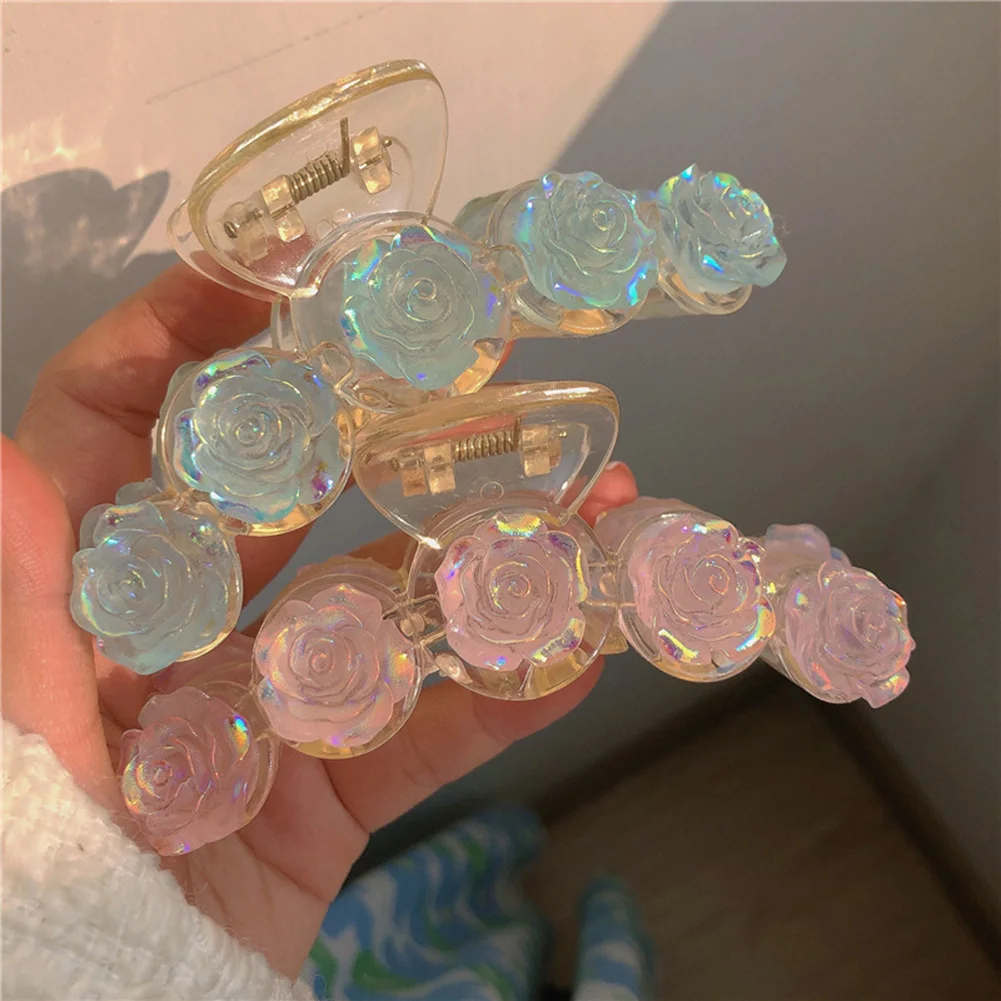 Transparent Colorful Camellia Hair Claws Clip Handmade Luxury Vintage Flower Aurora Acrylic Hair Crab Hair Accessories Wholesale
Transparent Colorful Camellia Hair Claws Clip Handmade Luxury Vintage Flower Aurora Acrylic Hair Crab Hair Accessories Wholesale