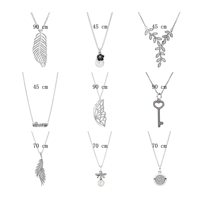 925 Sterling Silver Chokers Pendants Necklaces For Women Fine Jewelry Feathers Flower Leaf Love Key Circles Link Chains Colliers
925 Sterling Silver Chokers Pendants Necklaces For Women Fine Jewelry Feathers Flower Leaf Love Key Circles Link Chains Colliers