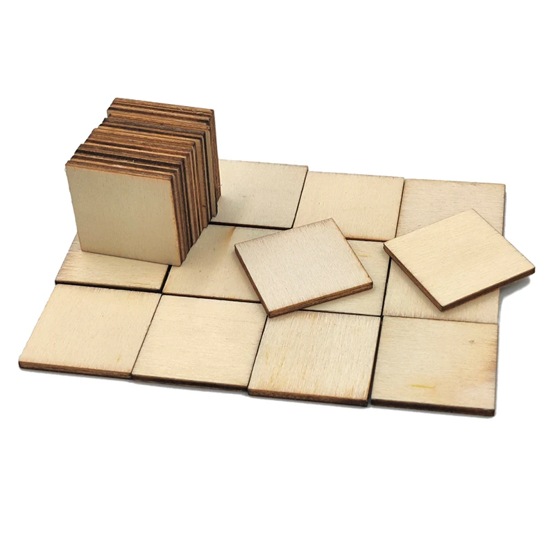 50pcs 30mm Unfinished Wood Square Wooden Slcies for DIY Craft, School Project, Home Ornaments
50pcs 30mm Unfinished Wood Square Wooden Slcies for DIY Craft, School Project, Home Ornaments