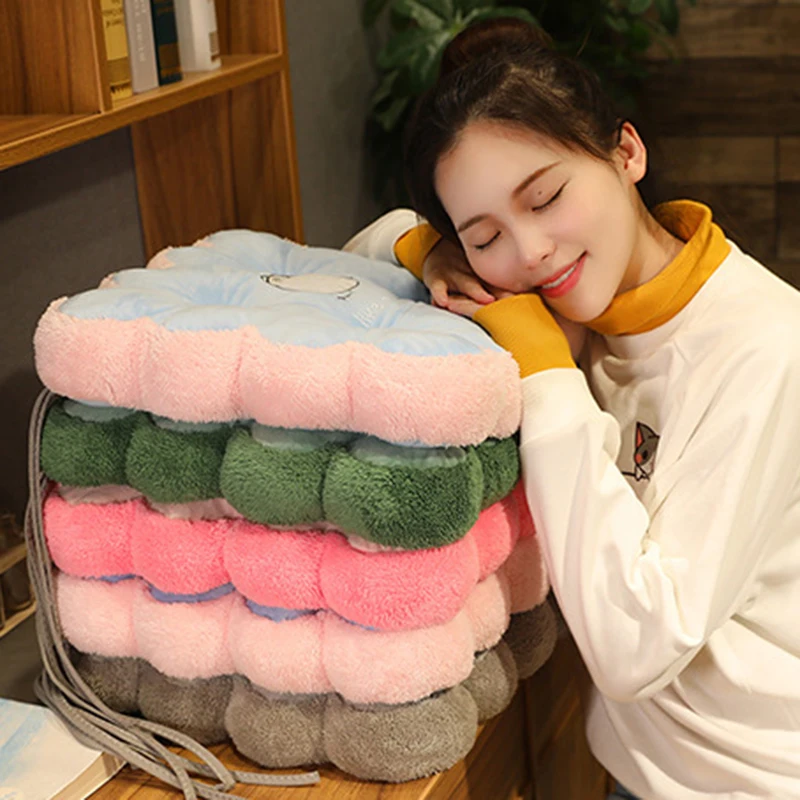 Cartoon Plush Edge Soft Thick Square Seat Cushion Comfortable Home Study Office Cafe Dining Chair Cushion Tatami Seat Cushion
Cartoon Plush Edge Soft Thick Square Seat Cushion Comfortable Home Study Office Cafe Dining Chair Cushion Tatami Seat Cushion