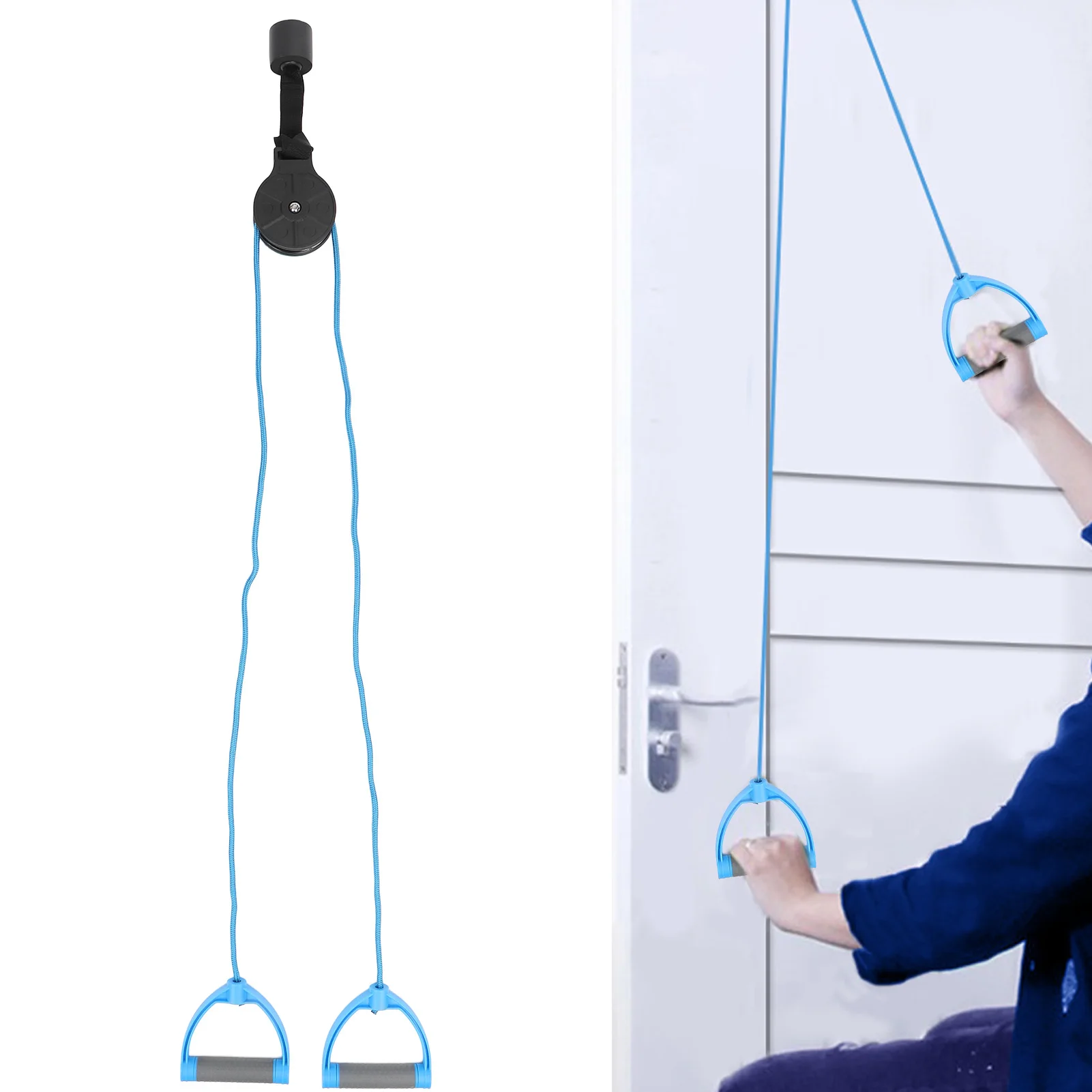 Shoulder Pulley Training Strap for Shoulder Hemiplegia Rehabilitation Physical Therapy Over Door Arm Exerciser Trainer Pulley
Shoulder Pulley Training Strap for Shoulder Hemiplegia Rehabilitation Physical Therapy Over Door Arm Exerciser Trainer Pulley