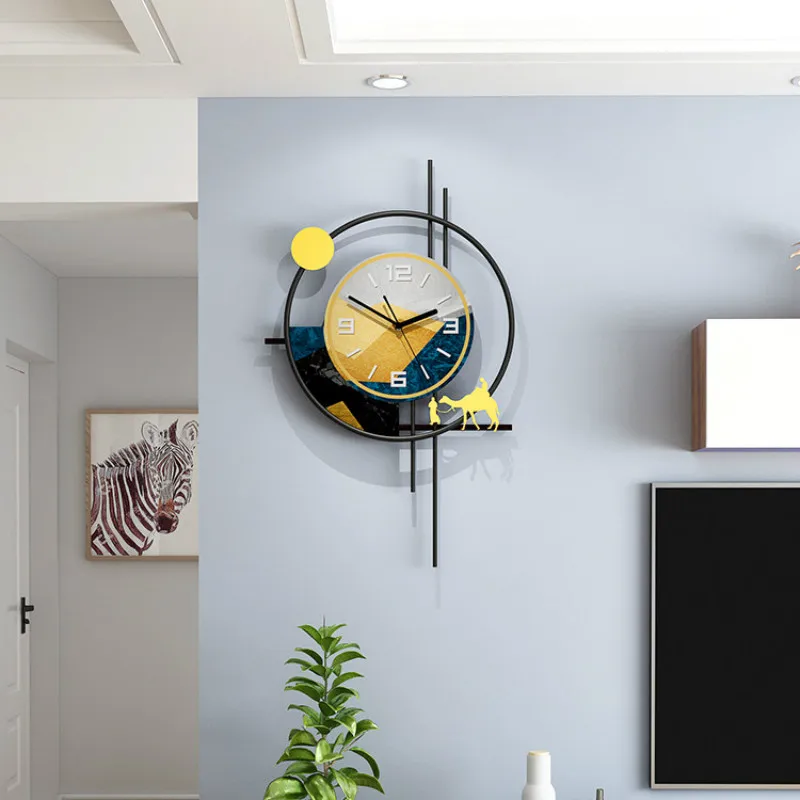 Luxury Art Wall Clock Nordic Large Mute Living Room Creative Simple Wall Clock Modern Design Relogio De Parede Home Decor DA60WC
Luxury Art Wall Clock Nordic Large Mute Living Room Creative Simple Wall Clock Modern Design Relogio De Parede Home Decor DA60WC