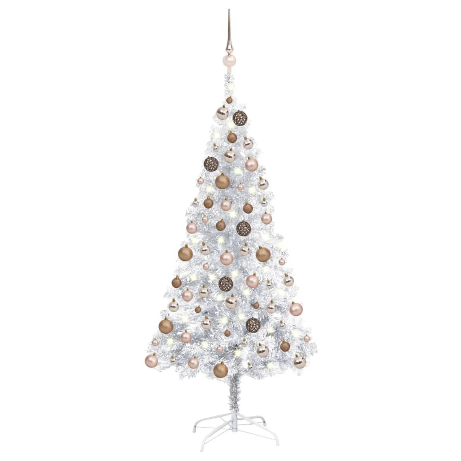 Artificial Christmas Tree with LEDs&Ball Set Silver 47.2" PET (329187+330097)
Artificial Christmas Tree with LEDs&Ball Set Silver 47.2" PET (329187+330097)
