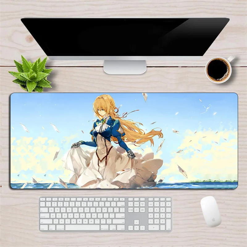 Violet Evergarden Mouse Pad Gamer XL Large HD New Mousepad XXL Desk Mats Anti Slip Natural Rubber Laptop Mice Pad 
Violet Evergarden Mouse Pad Gamer XL Large HD New Mousepad XXL Desk Mats Anti Slip Natural Rubber Laptop Mice Pad