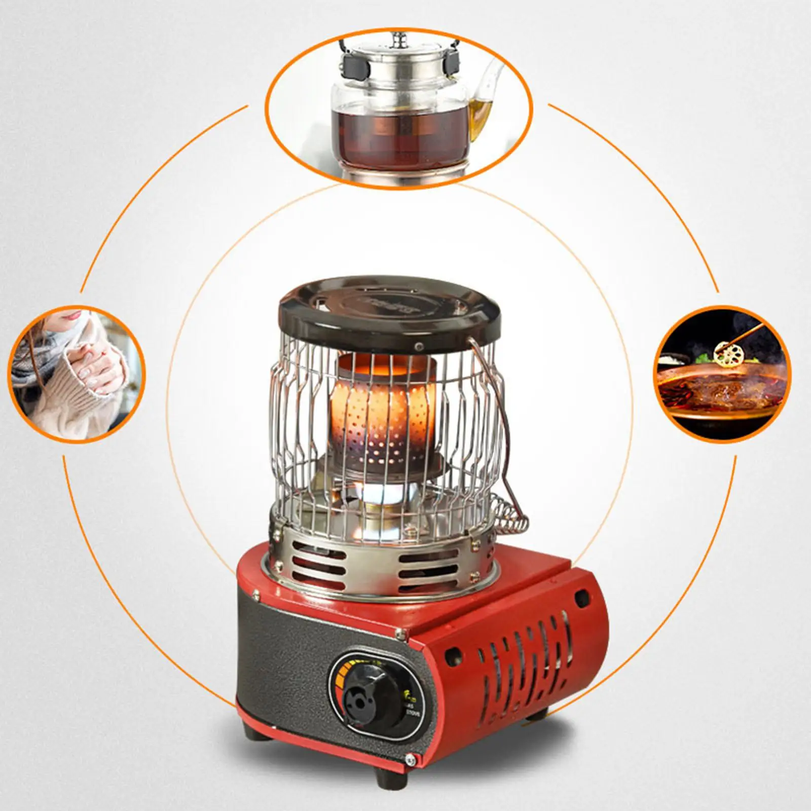 Portable 2-in-1 Gases Heater Multifunctional Heating Stove Outdoor Winter Heated Gases Stove for Outdoor Cooking Camping Picnic
Portable 2-in-1 Gases Heater Multifunctional Heating Stove Outdoor Winter Heated Gases Stove for Outdoor Cooking Camping Picnic