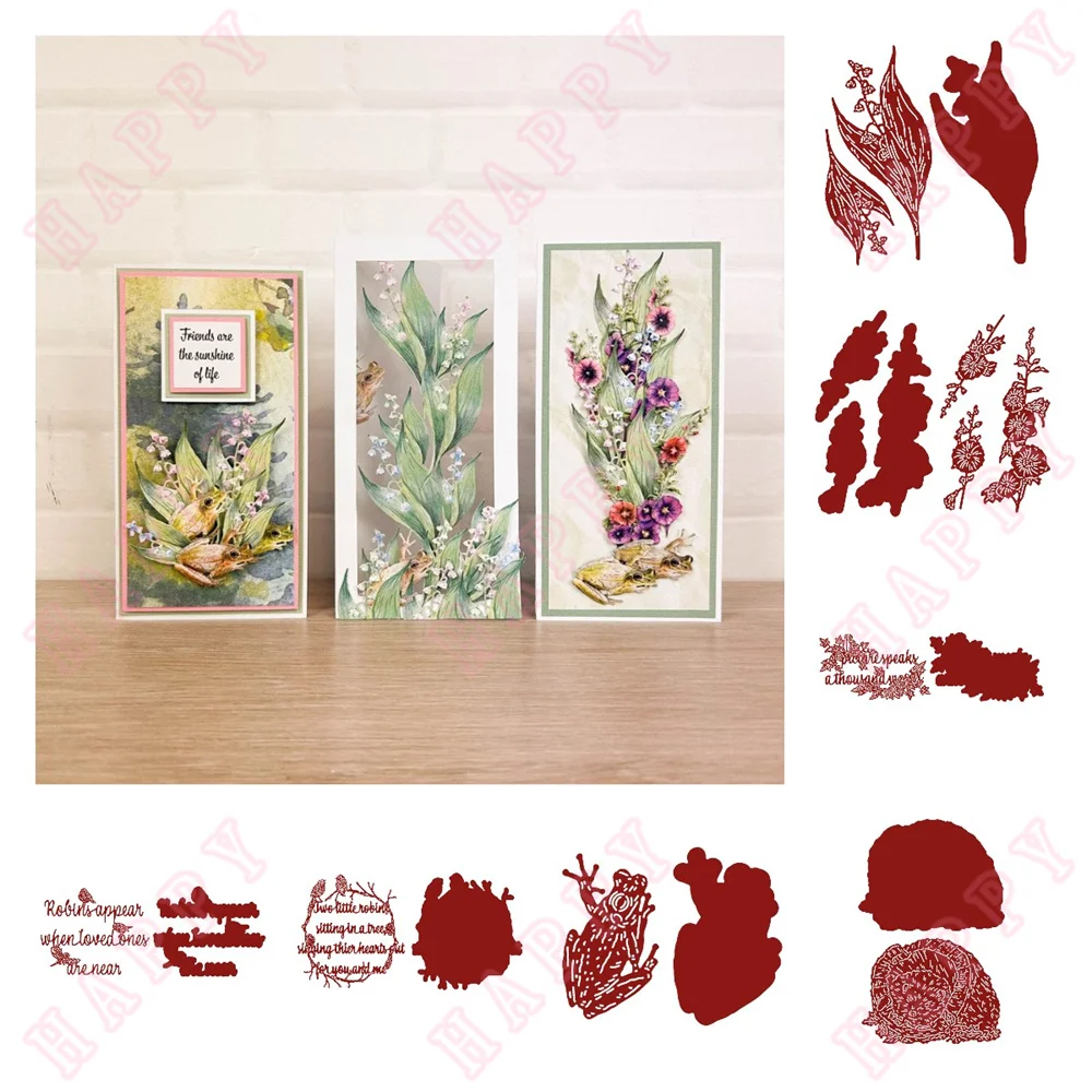 Metal Cutting Dies Frog Lilies With Short Sentences DIY Craft Scrapbooking Decoration Embossing Template Greeting Card Handmade
Metal Cutting Dies Frog Lilies With Short Sentences DIY Craft Scrapbooking Decoration Embossing Template Greeting Card Handmade