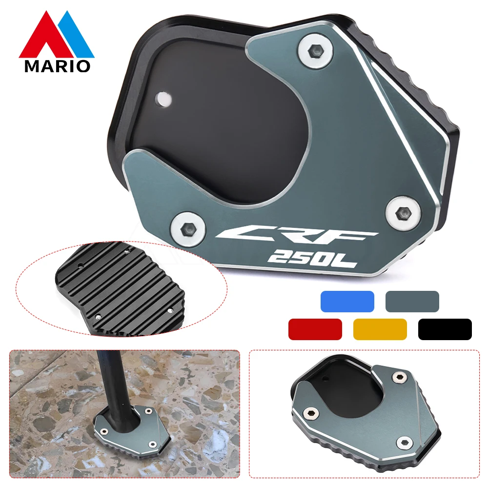 Motorcycle Accessories Kickstand Pad Foot Side Stand Extension Support Plate For Honda CRF250 RALLY CRF250L CRF 250L 2017-2020
Motorcycle Accessories Kickstand Pad Foot Side Stand Extension Support Plate For Honda CRF250 RALLY CRF250L CRF 250L 2017-2020