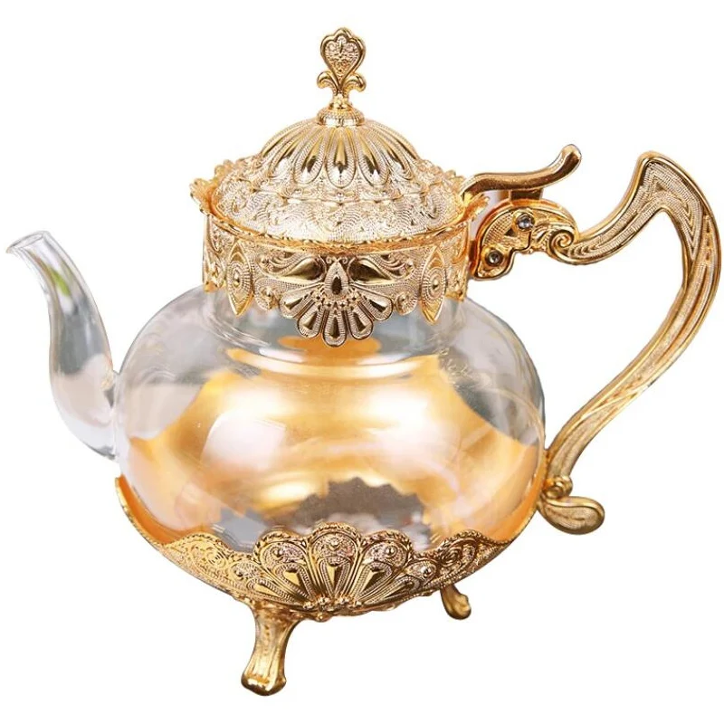 Golden Glass Coffee Pot High Quality Metal Alloy Gold Kettle Tea Pot Kitchen Wine Hip Flask Pot European Home Glassware C146
Golden Glass Coffee Pot High Quality Metal Alloy Gold Kettle Tea Pot Kitchen Wine Hip Flask Pot European Home Glassware C146