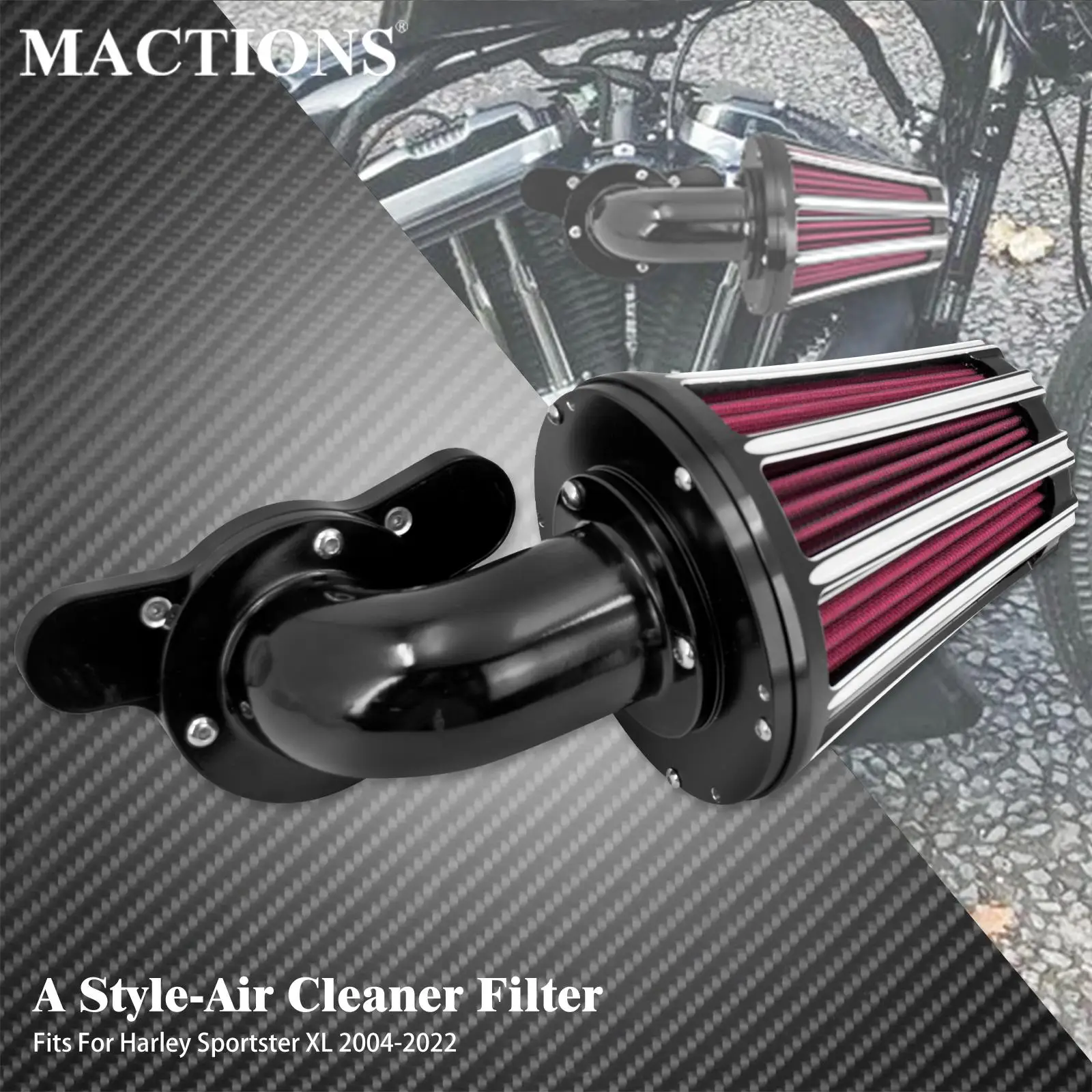 Motorcycle CNC Sucker Air Cleaner Filter Kit For Harley Sportster XL 72 48 883 1200 Iron Roadster Custom Nightster 2004-21 2022
Motorcycle CNC Sucker Air Cleaner Filter Kit For Harley Sportster XL 72 48 883 1200 Iron Roadster Custom Nightster 2004-21 2022