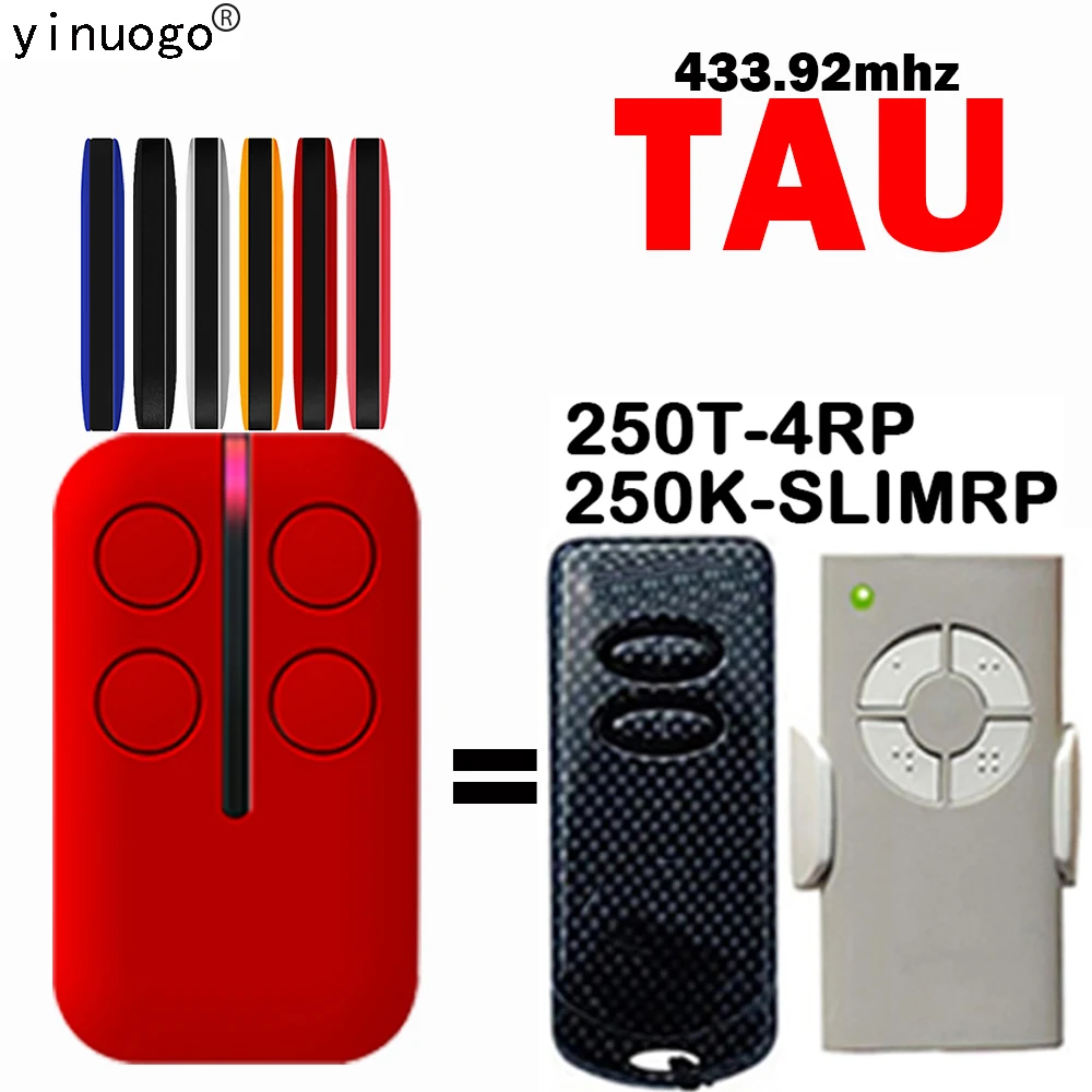 TAU 250T 4RP TAU 250K SLIMRP Garage Door Remote Control 433.92mhz Garage Door Command Door Opener Remote Control Copier Key Fob
TAU 250T 4RP TAU 250K SLIMRP Garage Door Remote Control 433.92mhz Garage Door Command Door Opener Remote Control Copier Key Fob