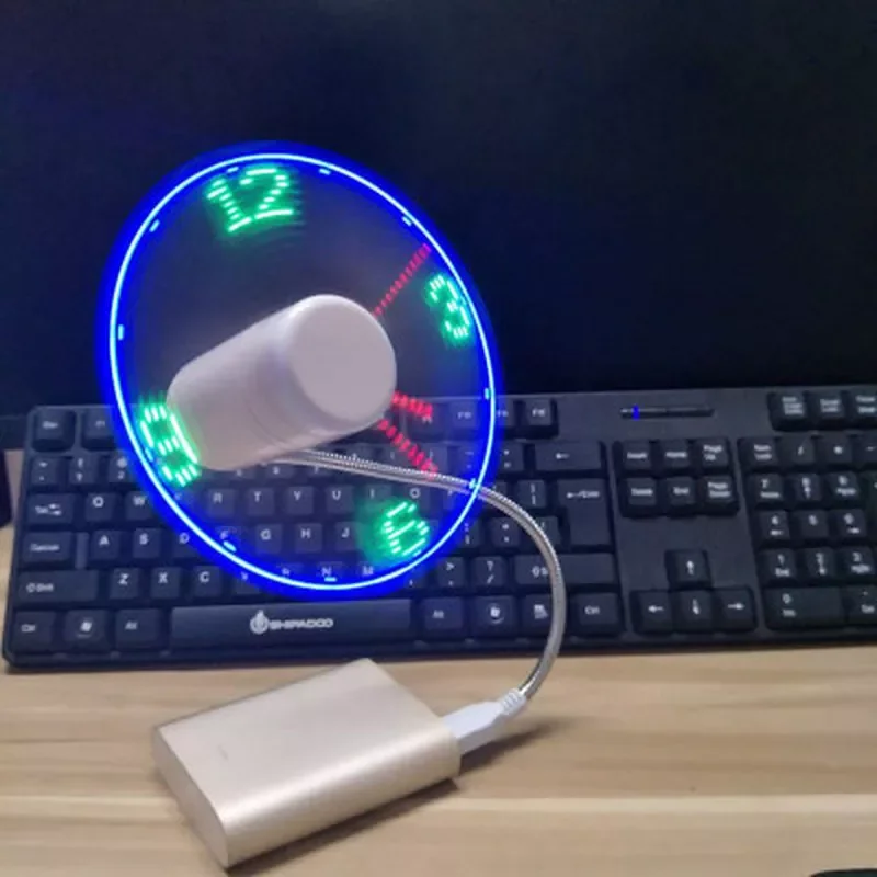 1PC New USB Gadget Mini Fan Flexible LED Light USB Fan Time Clock Cool Gadget Time Display Flexible LED Mini Power USB Fan
1PC New USB Gadget Mini Fan Flexible LED Light USB Fan Time Clock Cool Gadget Time Display Flexible LED Mini Power USB Fan