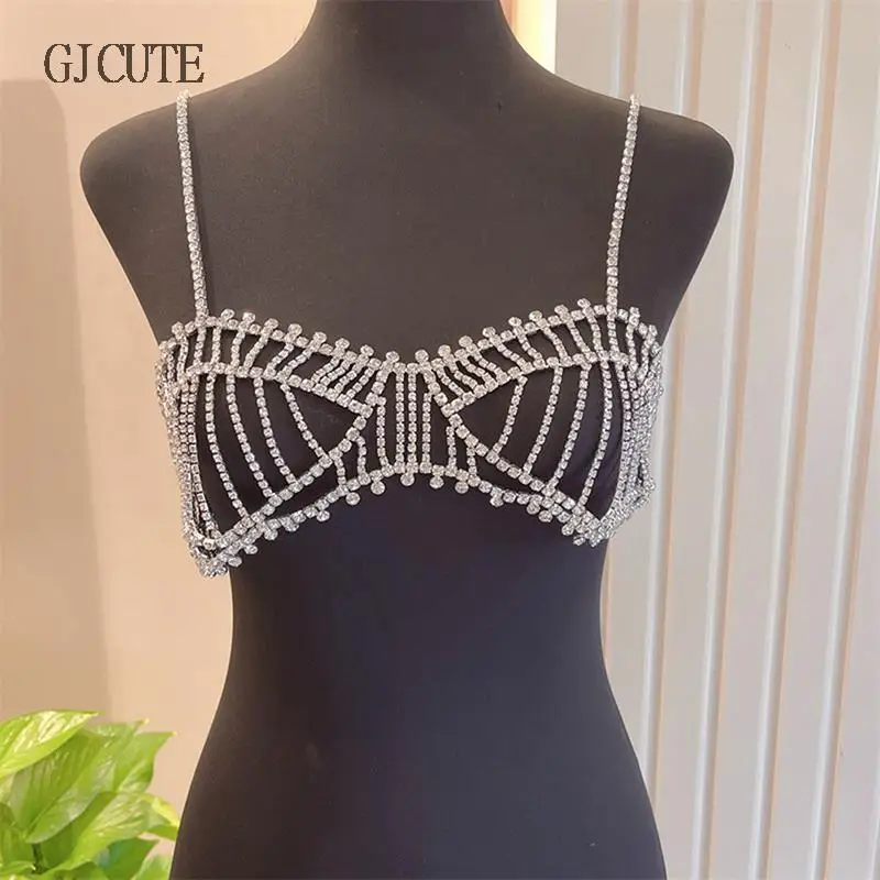 INS Rhinestone Hollow Sexy Body Chain Top Bra And Thong Bikini Set For Women Crystal Bralette Underwear Panties Body Jewelry
INS Rhinestone Hollow Sexy Body Chain Top Bra And Thong Bikini Set For Women Crystal Bralette Underwear Panties Body Jewelry