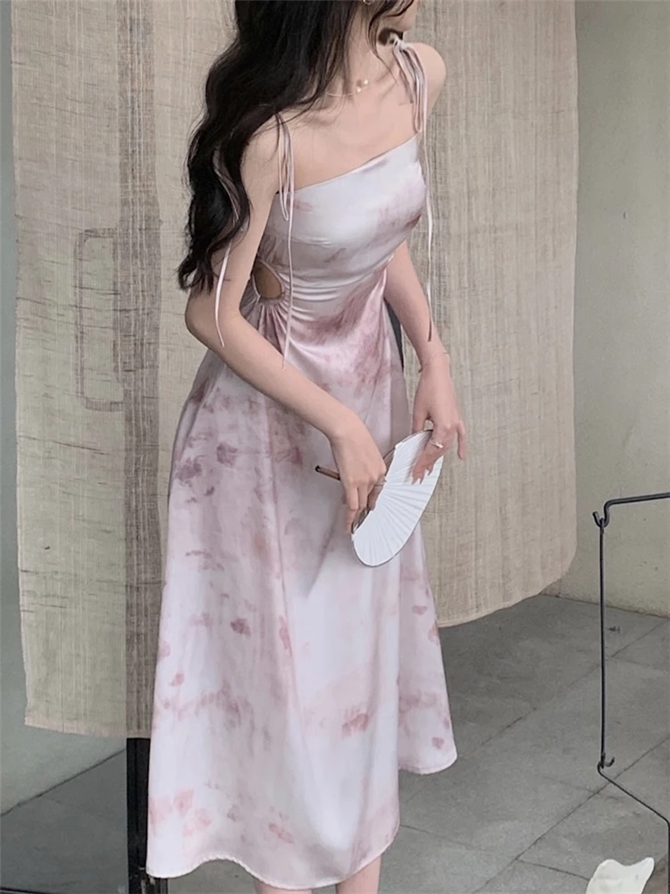 Midi Dress Women Elegant Summer 2022 New Sleeveless High Waist Hollow Out Sundress and Tops Design Lady Sexy Sling Dresses Sets
Midi Dress Women Elegant Summer 2022 New Sleeveless High Waist Hollow Out Sundress and Tops Design Lady Sexy Sling Dresses Sets